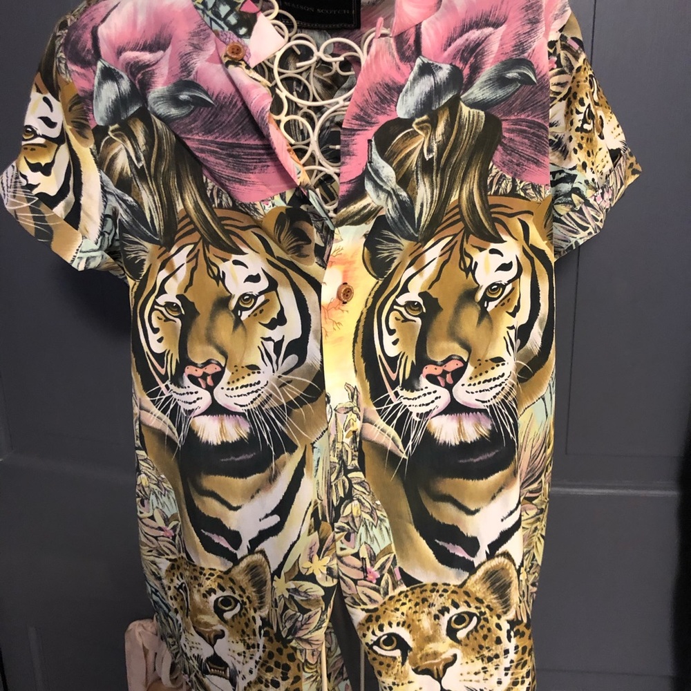 Maison Scotch Lion Button Up